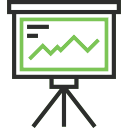 Grow Icon showing a graph on a screen